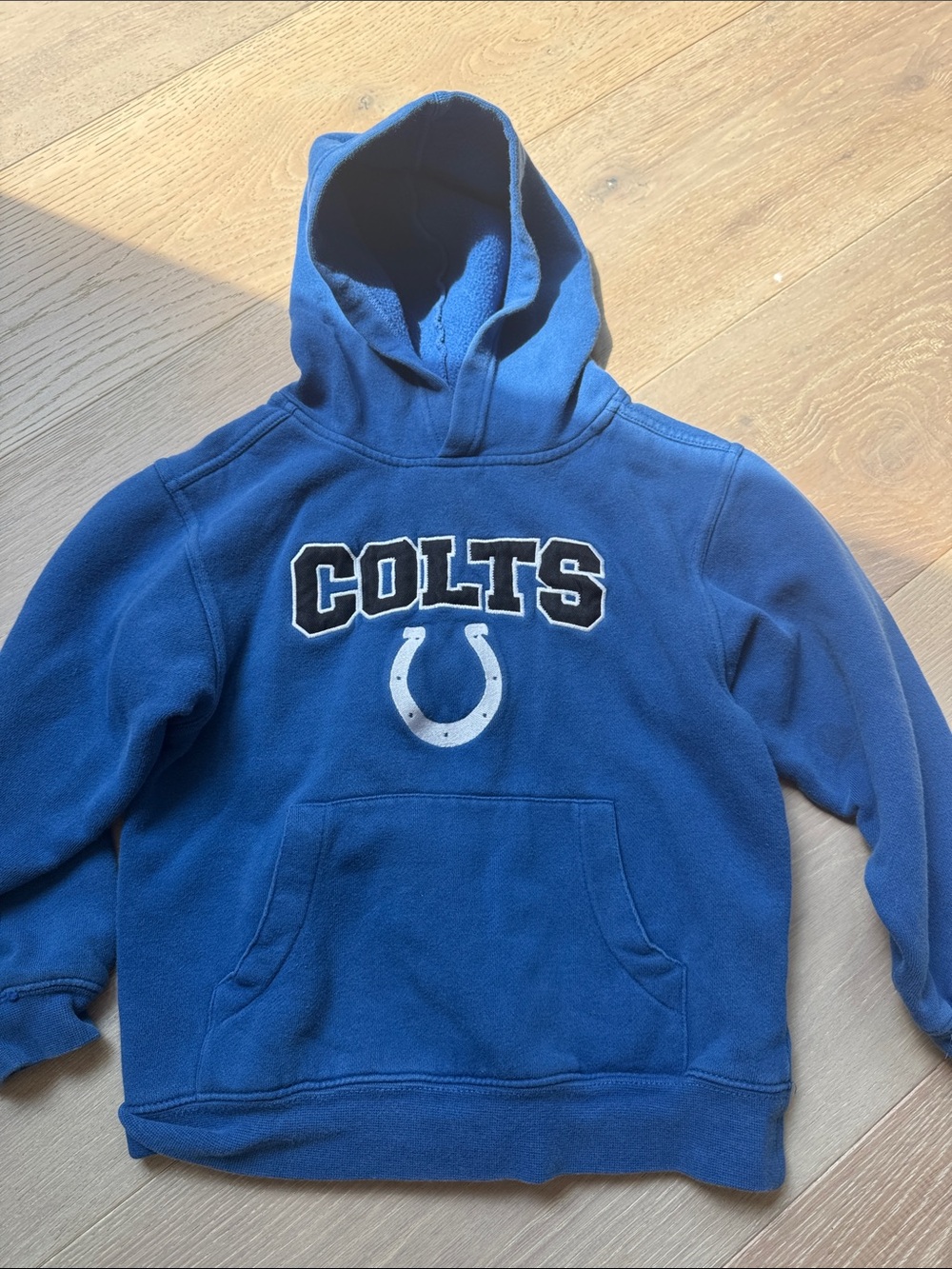 NFL Colts Royal Blue Kids Hooded Sweatshirt with Logo